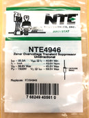 NTE4946 43.0V Overvoltage Transient Suppressor, Unidirectional ~ Axial (ECG4946)