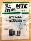 NTE74164, TTL 8 Parallel Out Serial Shift Register w/Asynch Clear ~ 14 Pin DIP