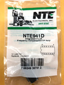 NTE941D, General Purpose Operational Amplifier ~ 14 Pin DIP (ECG941D)