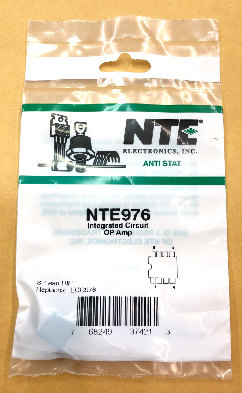 NTE976, General Purpose Operational Amplifier ~ 8 Pin DIP (ECG976)