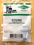 NTE992, Norton Single Supply Quad Operational Amplifier ~ 14 Pin DIP (ECG992)