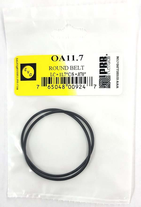 PRB OA 11.7 Round Cut Belt for VCR, Cassette, CD Drive or DVD Drive OA11.7