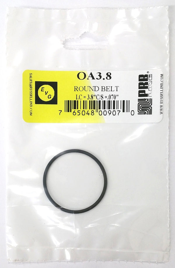 PRB OA 3.8 Round Cut Belt for VCR, Cassette, CD Drive or DVD Drive OA3.8