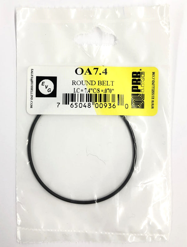 PRB OA 7.4 Round Cut Belt for VCR, Cassette, CD Drive or DVD Drive OA7.4