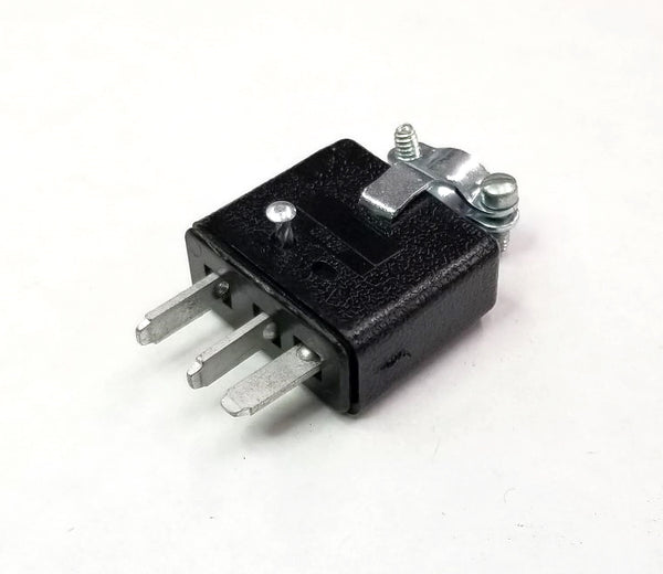 New Cinch Jones P303CCT 10 Amp Cable Mounted Male 3 Pin Connector