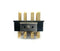 Beau P-3312-AB-G, 12 Pin Male Angle Bracket Connector ~ Gold Plated Pins