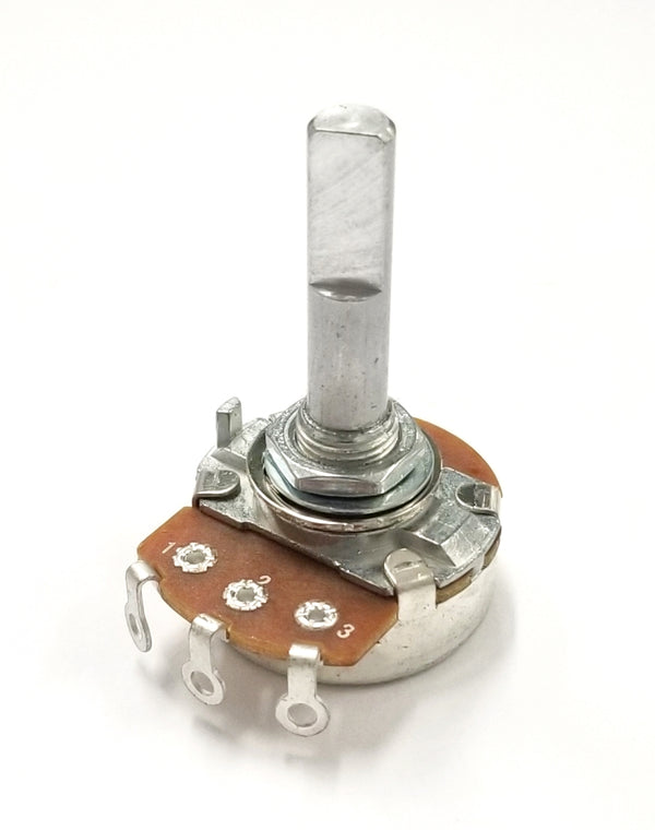 Philmore PC24 10K Ohm Linear Taper Solder Lug Terminal Potentiometer, 24mm Body with 1/4" D Shaft