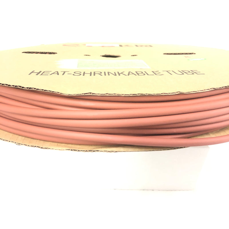 Thermosleeve CYG HST14330, BROWN 1/4" 2:1 Heat Shrink ~ 330 Foot Roll