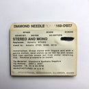 Pfanstiehl 169-DS77 Diamond / Sapphire Needle