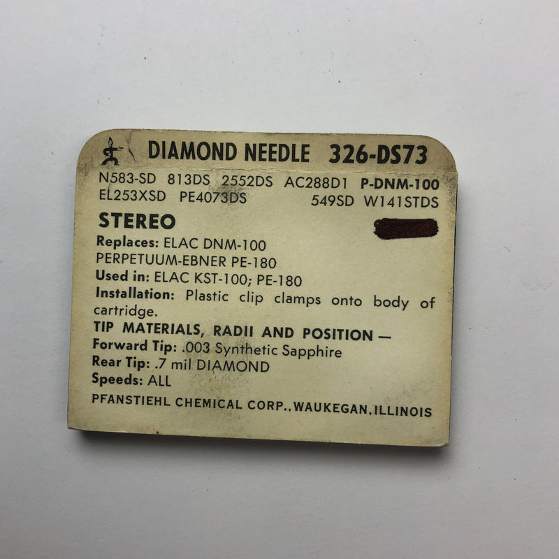Pfanstiehl 326-DS73 Diamond Needle