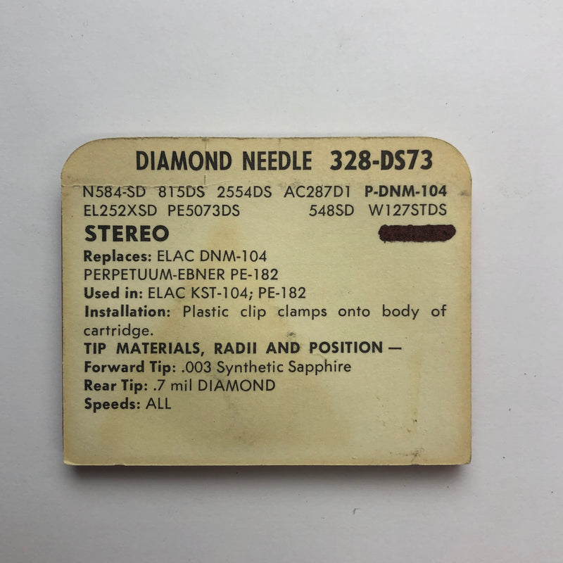 Pfanstiehl 328-DS73 Diamond Needle