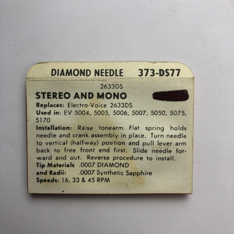 Pfanstiehl 373-DS77 Diamond Needle