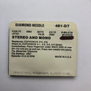 Pfanstiehl 461-D7 DISC. Diamond Needle