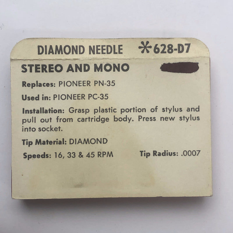 Pfanstiehl 628-D7 Diamond Needle