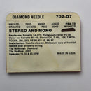 Pfanstiehl 702-D7 Diamond Needle