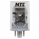 NTE R02-11D10-6 DPDT, 6 Volt DC Coil 10 Amp General Purpose Octal Relay 10A