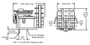 NTE R06-11D10-12 DPDT 12 Volt DC Coil 10 Amp Heavy Duty Open Frame Relay 10A