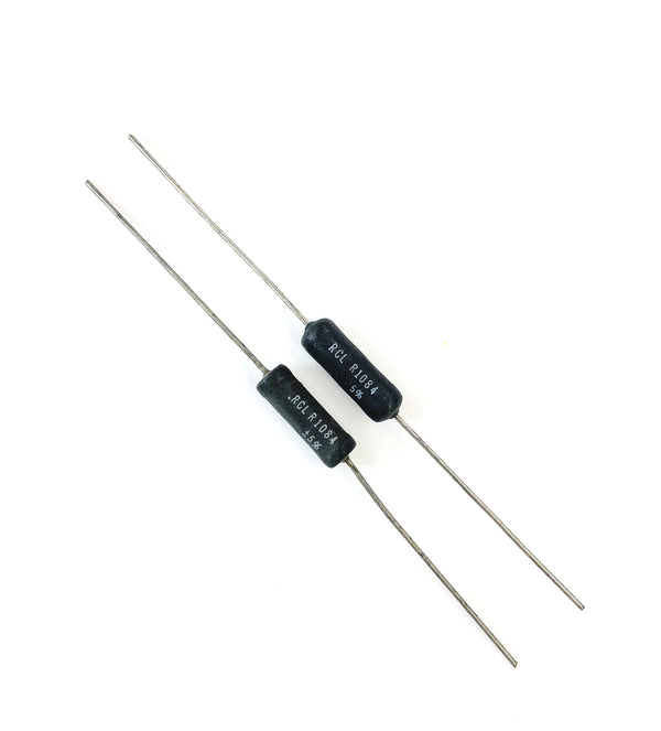 Lot of 2 RCL R1084-1200, 1.2K Ohm 5 Watt 5% Wirewound Resistors 5W