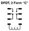 NTE R20-11D6-12 DPDT 12V DC Coil, PC Mount Relay ~ 8A@250V AC or 28V DC