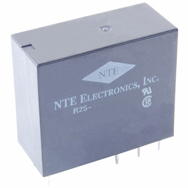 NTE R25-1D16-5/6, 5 to 6 Volt DC Coil, 16 Amp SPST-NO General Purpose Relay