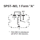 NTE R47-1D15-24P SPST-NO, 24 Volt DC Coil, 15A@120V AC / 28V DC High Power Relay