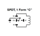 NTE R51-5D40-12F SPDT, 50A 12V DC Automotive / Marine Relay ~ Flange Mount