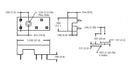 NTE R95-133 5 Pin Slim Line Relay Socket for NTE R22 & R49 SPDT Relays PC Mount