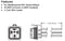 NTE R95-191, 5 Pin Weatherproof* Relay Socket for R51-FW Series SPDT Relays