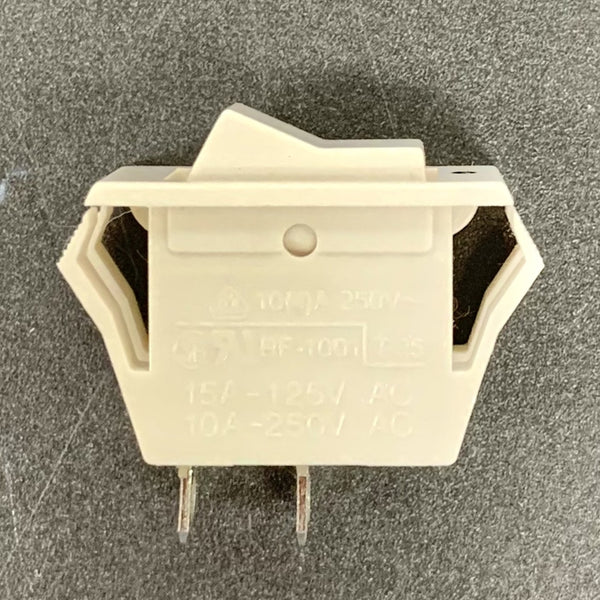 Rong Feng RF-1001 SPST ON-OFF, Standard Snap-In Rocker Switch 15A @ 125V AC