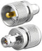 NEW Male UHF Plug to Male SMA Plug Adapter RFA-8184