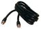 Philmore # RG606 Male F to Male F TV Coax Cable ~ BLACK 6 Foot Length