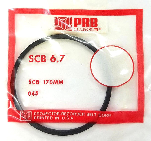 PRB SCB 6.7 Square Cut Belt for VCR, Cassette, CD Drive or DVD Drive SCB6.7