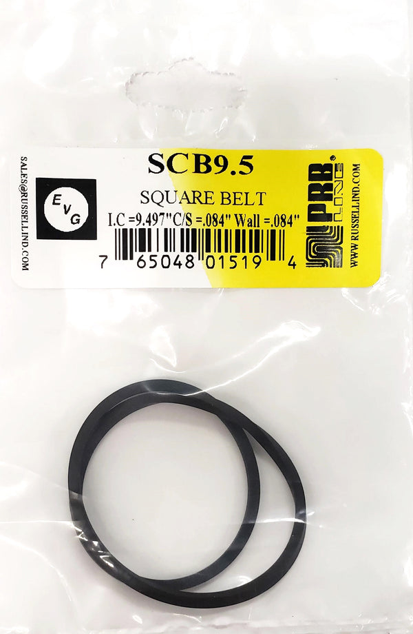 PRB SCB 9.5 Square Cut Belt for VCR, Cassette, CD Drive or DVD Drive SCB9.5