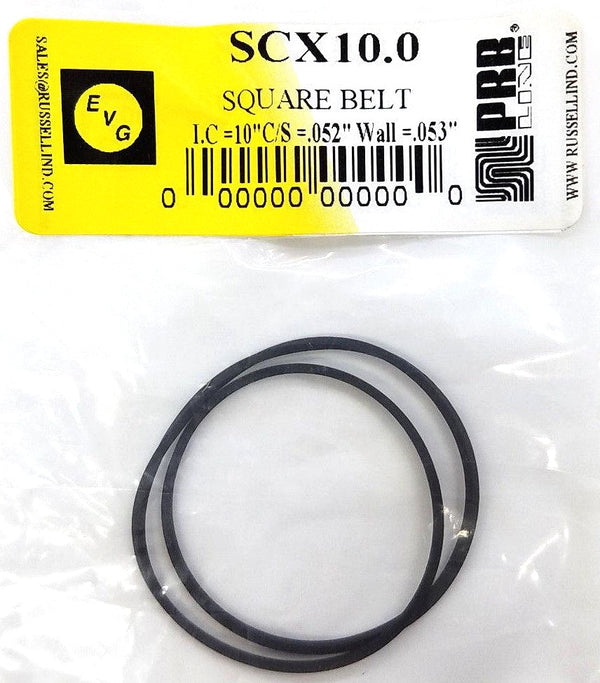 PRB SCX 10.0 Square Cut Belt for VCR, Cassette, CD Drive or DVD Drive SCX10.0