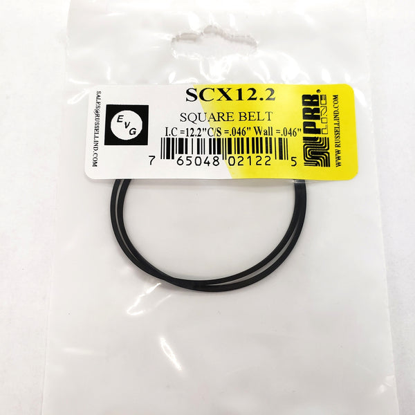 PRB SCX 12.2 Square Cut Belt for VCR, Cassette, CD Drive or DVD Drive SCX12.2