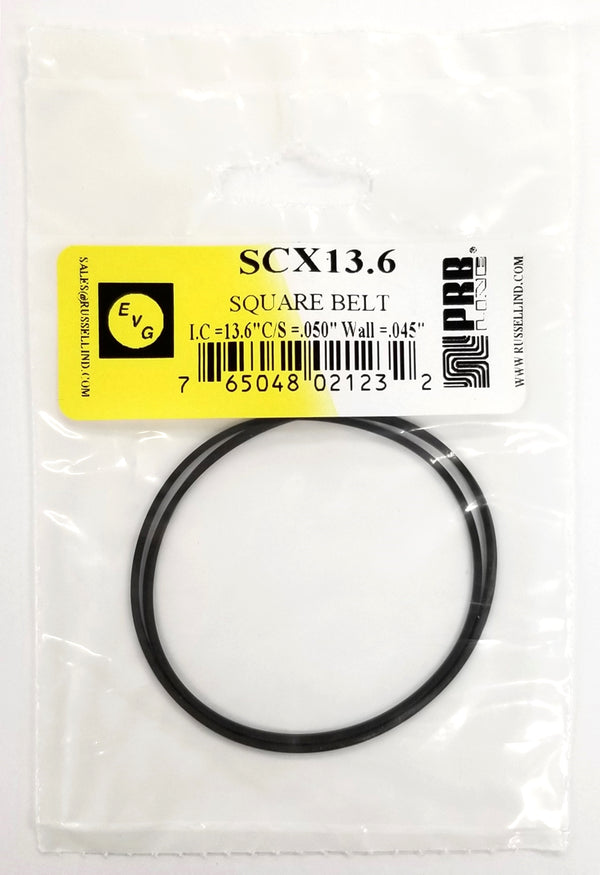 PRB SCX 13.6 Square Cut Belt for VCR, Cassette, CD Drive or DVD Drive SCX13.6