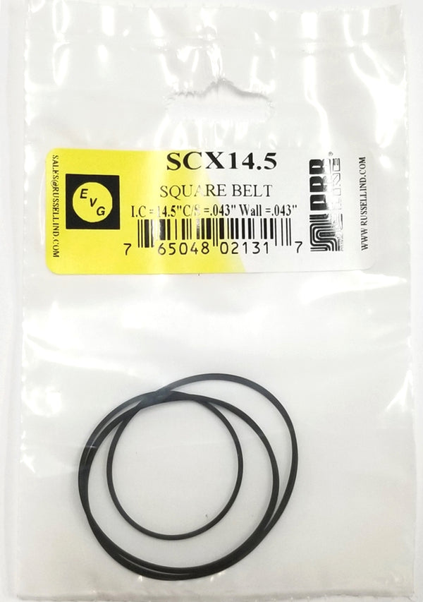 PRB SCX 14.5 Square Cut Belt for VCR, Cassette, CD Drive or DVD Drive SCX14.5