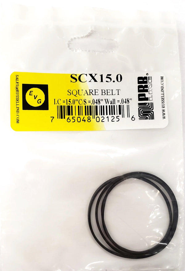 PRB SCX 15.0 Square Cut Belt for VCR, Cassette, CD Drive or DVD Drive SCX15.0