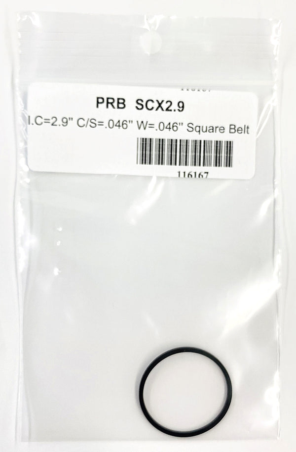 PRB SCX 2.9 Square Cut Belt for VCR, Cassette, CD Drive or DVD Drive SCX2.9
