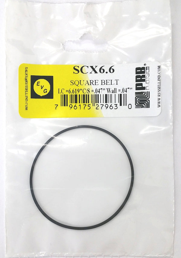 PRB SCX 6.6 Square Cut Belt for VCR, Cassette, CD Drive or DVD Drive SCX6.6