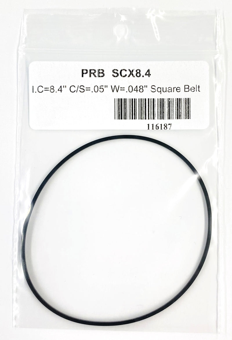 PRB SCX 8.4 Square Cut Belt for VCR, Cassette, CD Drive or DVD Drive SCX8.4