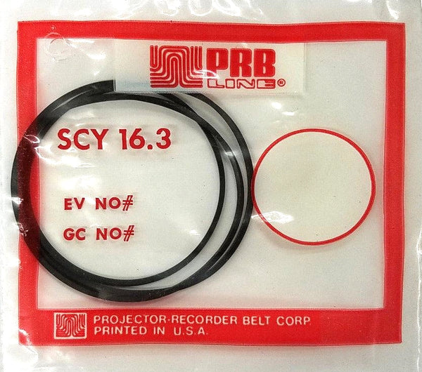 PRB SCY 16.3 Square Cut Belt for VCR, Cassette, CD Drive or DVD Drive SCY16.3