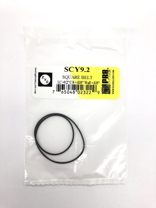 PRB SCY 9.2 Square Cut Belt for VCR, Cassette, CD Drive or DVD Drive SCY9.2