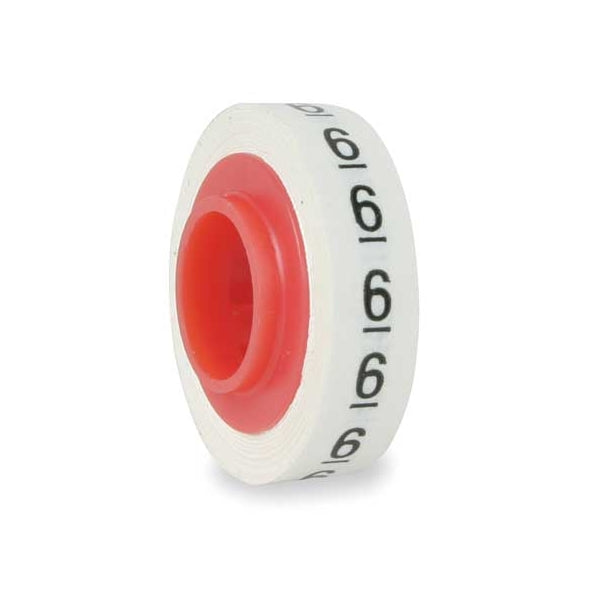 3M SDR-6, Number "6" ScotchCode™ Wire Marking Tape Refill Roll