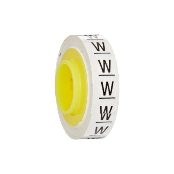 3M SDR-W, Letter "W" ScotchCode™ Wire Marking Tape Refill Roll