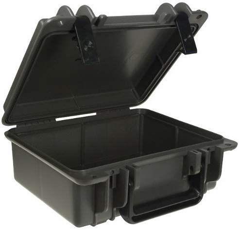 SE120,BK (NO FOAM)  Waterproof Protective Case (7.58 x 5.08 x 3.23”) Seahorse Black