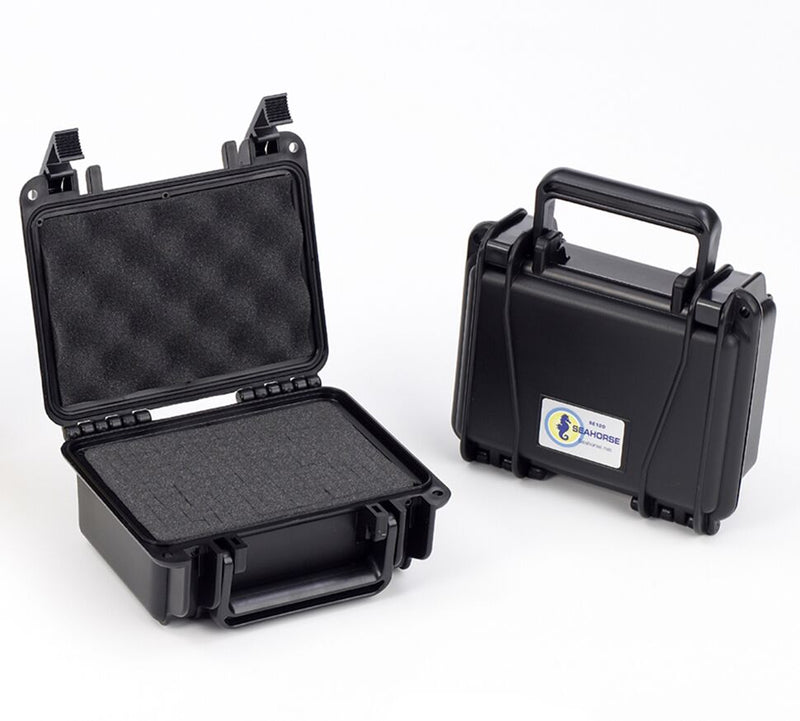 SE120F,BK (With Foam) Black SE120 Waterproof Protective Case (7.58 x 5.08 x 3.23”)