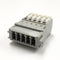 Sato Parts # SL-4000-AJ-5P, 5 Male Pin Screwless, Latching Terminal Jack