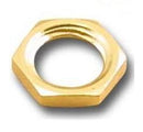 SMA-HN8-G, Gold Plated Hex Nuts for SMA Connectors ~ 50 Pack