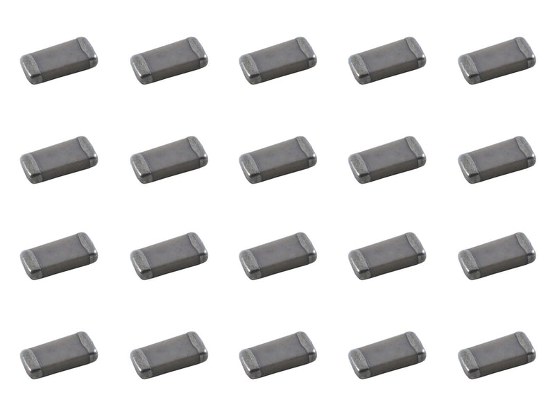 NTE SMC-1206C-2D2 Ceramic 2.2pF @ 50V NPO 1206 Surface Mount Capacitors~ 20 Pack